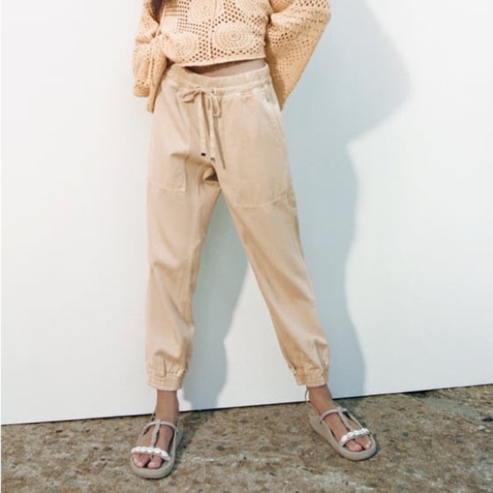 Zara The Weekend Jogger - Tan - Medium - Never Worn